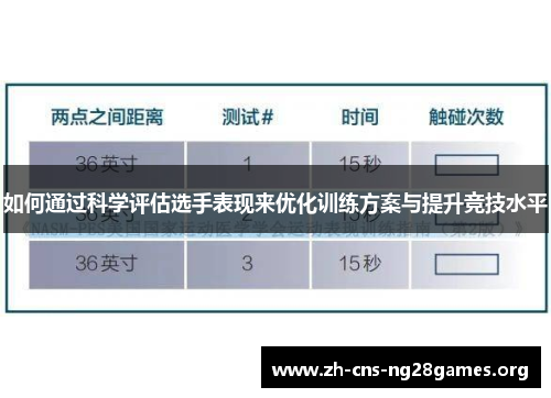 如何通过科学评估选手表现来优化训练方案与提升竞技水平