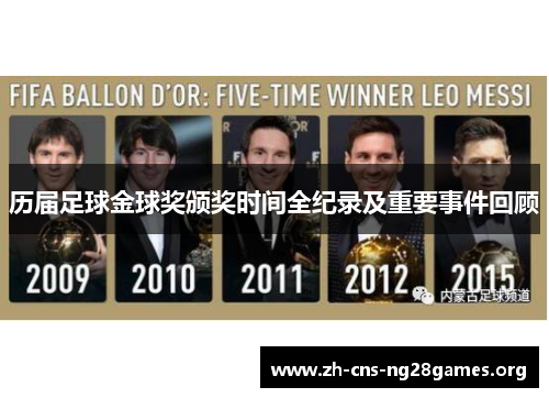 历届足球金球奖颁奖时间全纪录及重要事件回顾