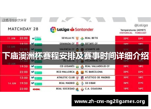 下庙澳洲杯赛程安排及赛事时间详细介绍 下庙澳洲杯赛程安排及赛事时间详细介绍